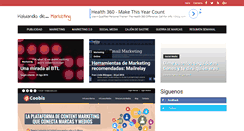 Desktop Screenshot of hablandodemarketing.com